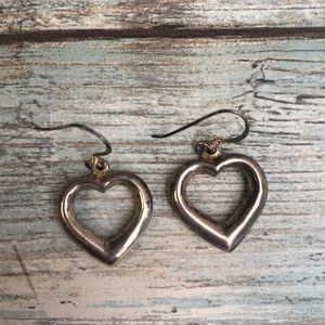 925 Sterling Silver Heart Earrings